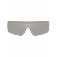 Versace Eyewear Óculos de sol com logo - Cinza