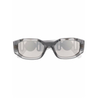 Versace Eyewear Óculos de sol com logo - Cinza