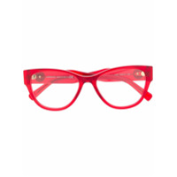Versace Eyewear Óculos de sol gatinho com aplicação Medusa - Vermelho