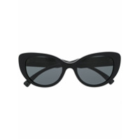Versace Eyewear Óculos de sol gatinho com logo - Preto