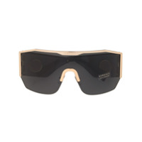 Versace Eyewear Óculos de sol máscara oversized - Preto