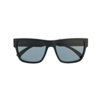 Versace Eyewear Óculos de sol oversized com lentes coloridas - Preto