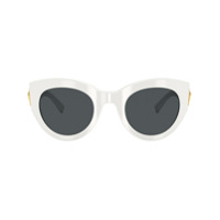 Versace Eyewear Óculos de sol oversized gatinho - Neutro