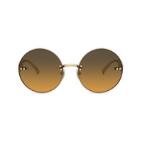 Versace Eyewear Óculos de sol redondo - Dourado