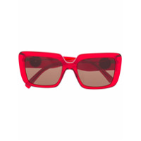 Versace Eyewear Óculos de sol translúcido vermelho