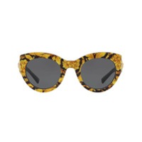 Versace Eyewear Tribute barocco print sunglasses - Amarelo