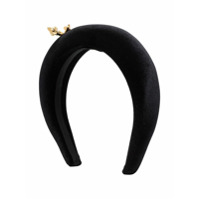 Versace Headband com aplicação de alfinete - Preto