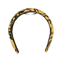 Versace Headband com estampa barroca - Preto