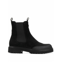 Versace Jeans Couture Ankle boot com recortes - Preto