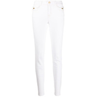 Versace Jeans Couture Calça jeans skinny cintura média - Branco
