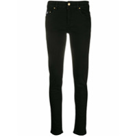 Versace Jeans Couture Calça jeans skinny cintura média - Preto