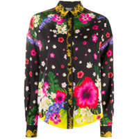 Versace Jeans Couture Camisa com estampa floral - Preto
