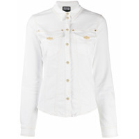 Versace Jeans Couture Camisa slim com botões de pressão - Branco