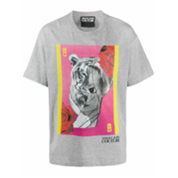 Versace Jeans Couture Camiseta com estampa Collage - Cinza