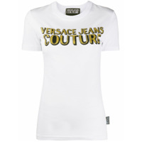Versace Jeans Couture Camiseta com estampa de logo - Branco