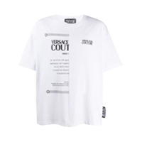 Versace Jeans Couture Camiseta com slogan - Branco