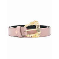 Versace Jeans Couture Cinto com logo e fivela barroca - Rosa