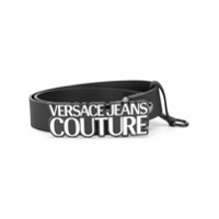 Versace Jeans Couture Cinto com logo na fivela - Preto