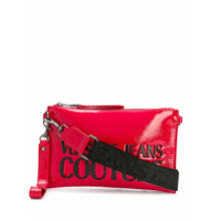 Versace Jeans Couture Clutch com logo gravado - Vermelho