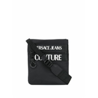 Versace Jeans Couture logo-print messenger bag - Preto