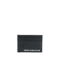 Versace Jeans Couture Porta-cartões com estampa de logo - Preto