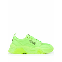 Versace Jeans Couture Tênis com cadarço e logo - Verde