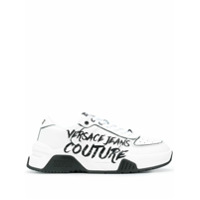 Versace Jeans Couture Tênis com estampa de logo - Branco