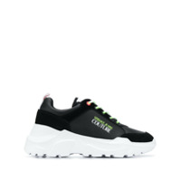 Versace Jeans Couture Tênis com estampa de logo lateral - Preto