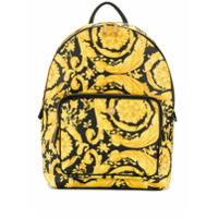 Versace Mochila com estampa barroca - Amarelo