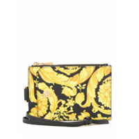 Versace Porta-cartões com padronagem barroca - Amarelo