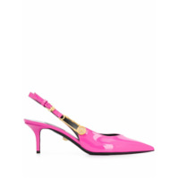 Versace Sapato salto alto com bico fino e alfinete - Rosa