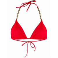 Versace Sutiã de biquíni com amarração - Vermelho