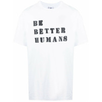 Vetements Camiseta com estampa de slogan - Branco