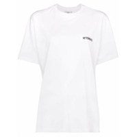 Vetements Camiseta oversized com estampa de logo - Branco