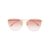 Victoria Beckham aviator-frame sunglasses - Dourado