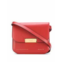 Victoria Beckham Bolsa transversal 'Eva' de couro - Vermelho