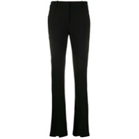 Victoria Beckham Calça com fenda frontal - Preto