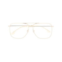 Victoria Beckham Eyewear oversized square glass frames - Dourado