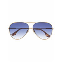 Victoria Beckham Óculos de sol aviador VB133S - Dourado