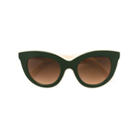 Victoria Beckham Óculos de sol gatinho - Verde