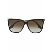 Victoria Beckham Óculos de sol oversized com lentes coloridas - Preto