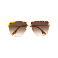 Victoria Beckham Óculos de sol quadrado - Marrom