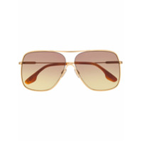 Victoria Beckham Óculos de sol VB132S em degradê - Dourado