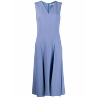 Victoria Beckham Vestido com pregas - Azul