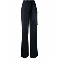 Victoria Victoria Beckham Calça flare cintura alta - Azul