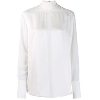 Victoria Victoria Beckham Camisa com recorte translúcido - Branco