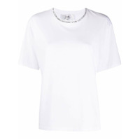 Victoria Victoria Beckham Camiseta decote careca com logo - Branco