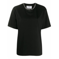 Victoria Victoria Beckham Camiseta decote careca com logo - Preto
