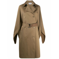 Victoria Victoria Beckham Trench coat com abotoamento duplo - Marrom