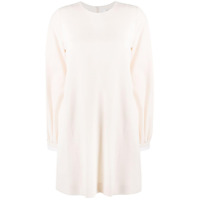 Victoria Victoria Beckham Vestido reto com mangas sino - Neutro